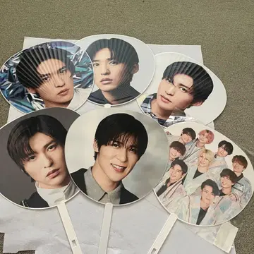 Snow Man 메구로 렌 부채 세트