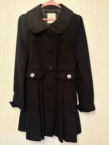 시크릿허니 코트 블랙