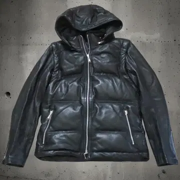 GUILD PRIME 가죽 다운 자켓 다운 베스트 4way