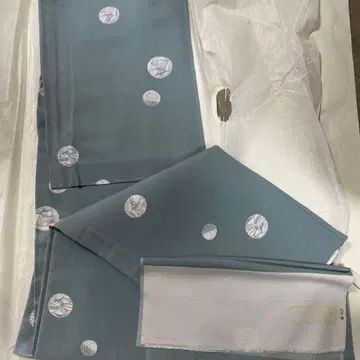 미사용 탄고 크레이프 원단 순수 실크 기모노 코몬 재단 완료 증서 포함