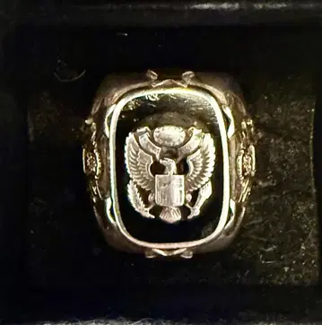 Vintage 40's Rare Silver Great Seal Ring