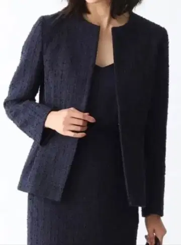 데미룩스 빔즈 스트레치 트위드 자켓 스커트 38