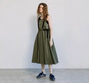 WCJ 나일론 오버롤 스커트