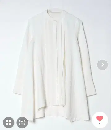 plst 플라스테 2022 비에라 라운드 헴 셔츠 화이트 S M 긴팔