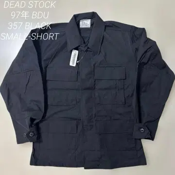 데드스탁 97년 BDU BLACK357 자켓 블랙 S-S