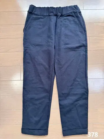 미사용 새상품 퓨어세신 허리밴딩 팬츠 블랙