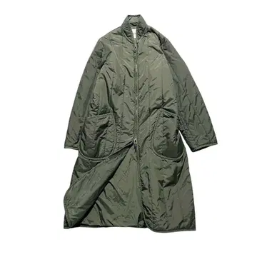 45R 충전솜 나일론 코트 7092023 아우터 카키 일본제 2