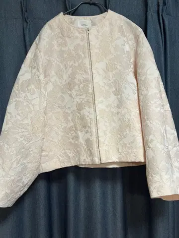 OHGA 꽃무늬 자수 집업 자켓