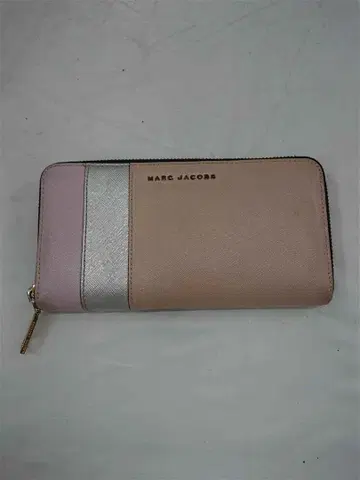 마크제이콥스 라운드 지퍼 장지갑 핑크 계열 여성용