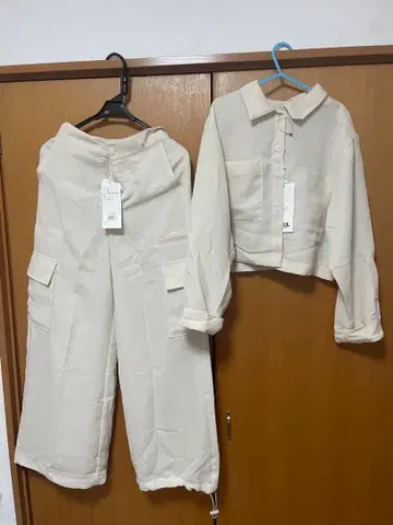 새상품! 택 포함 AZUL by MOUSSY 아이보리 셋업