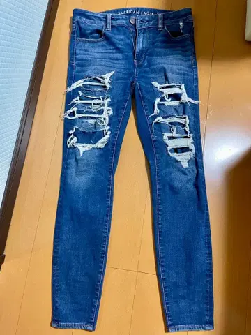 AMERICAN EAGLE 데미지 데님 팬츠