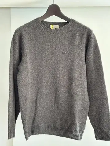 MARGARET HOWELL 메리노 캐시미어 크루넥 스웨터 M 그레이