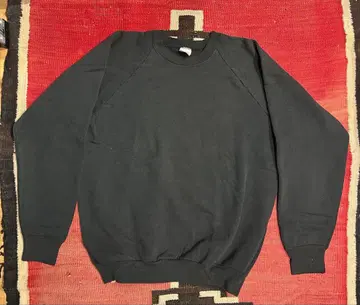 프룻 오브 더 룸 USA제 맨투맨 블랙