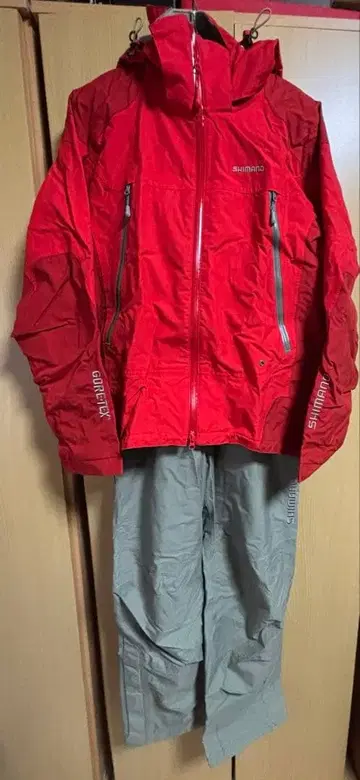 시마노 낚시 수트 상하의 GORE-TEX L 사이즈
