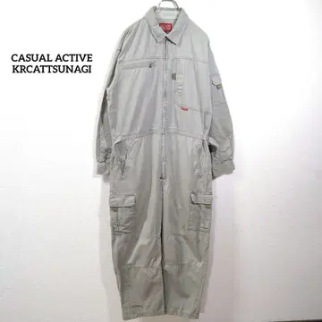KRCAT TSUNAGI 그레이 작업복 LL 사이즈 멀티 포켓 작업용