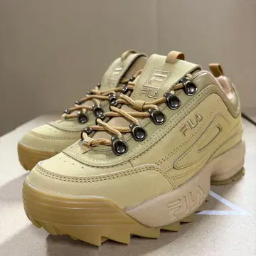 FILA 디스럽터 24.5cm 카멜 스니커즈 DISRUPTOR