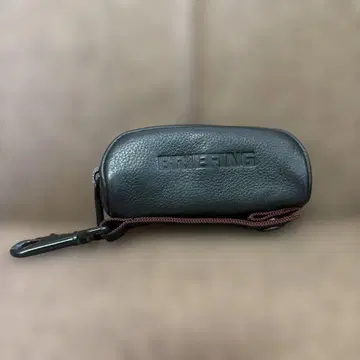 BRIEFING 블랙 가죽 파우치