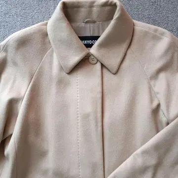 삼양상회 캐시미어 100% 스탠드 칼라 롱 코트 카멜