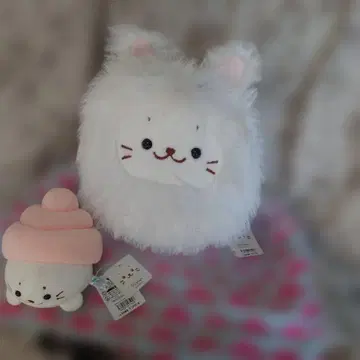 시로탄 복슬복슬 토끼 귀 봉제 인형 소라? 세트