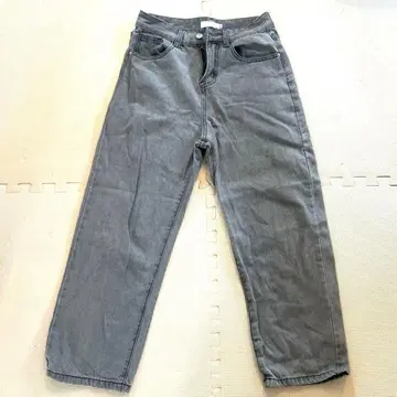 새상품급 남성용 M 사이즈 그레이 데님 팬츠 레서카 바지