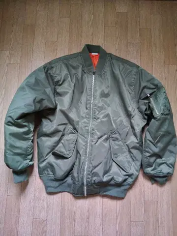 밀리터리 블루종