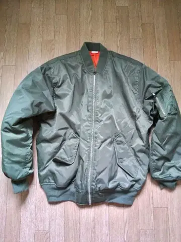 밀리터리 블루종