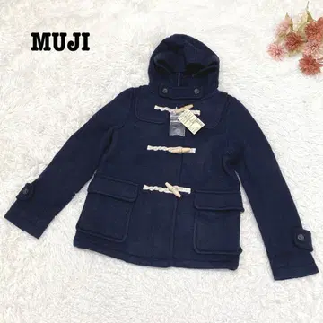 s.2198 [무인양품] 더플 코트 숏 기장 네이비 택 포함 S 사이즈