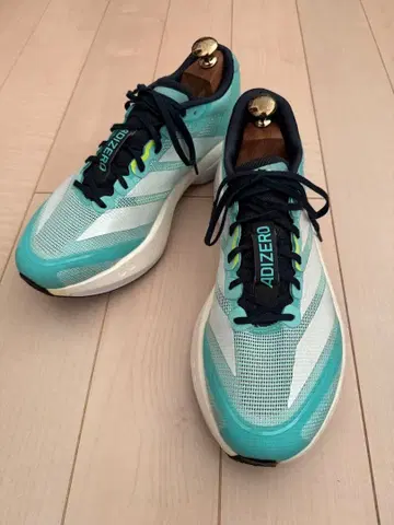 ADIZERO 보스턴 13 터콰이즈/화이트 25.5cm