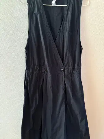 MHL. 슬리브리스 네이비 원피스