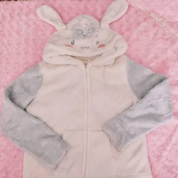 산리오 시나몬 롤 강아지 귀 푹신푹신 후드티 리즈리사 히메 스타일 몽환룩