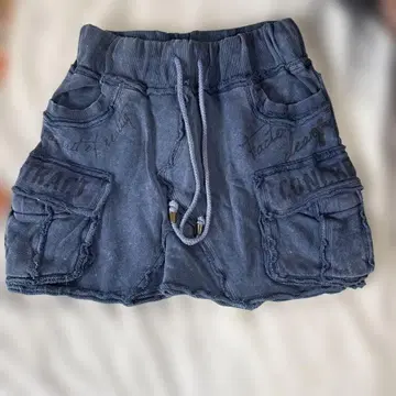 고스트 오브 할렘 미니 스커트 포켓 부착