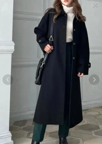 더블 페이스 백 슬릿 체스터 코트