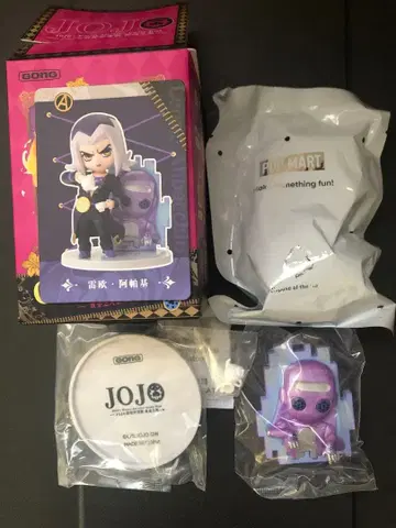 POP MART 죠죠의 기묘한 모험 홍콩 피규어 황금의 바람 아바키오