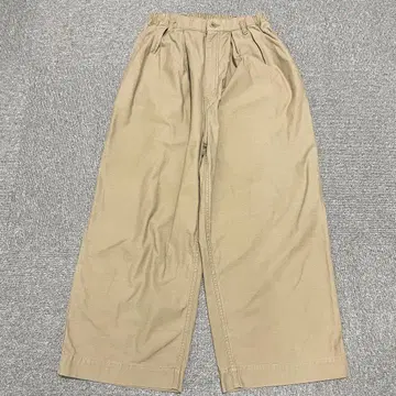 tumugu: 츠무구 와이드 팬츠 베이지 치노