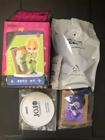 POP MART 죠죠의 기묘한 모험 홍콩 피규어 황금의 바람 푸고