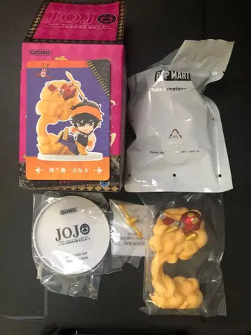 POP MART 죠죠의 기묘한 모험 홍콩 피규어 황금의 바람 나란차