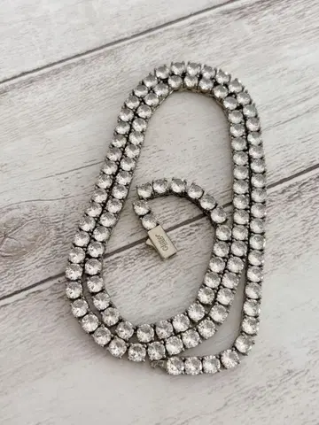 Glitter 테니스 체인 목걸이