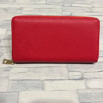 [ 새상품 ] 핑크 합성 피혁 장지갑