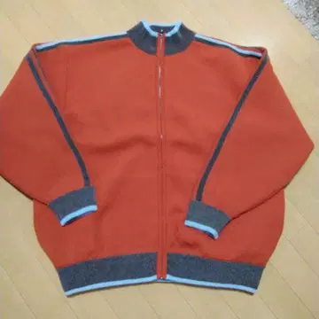 NIKO AND - 니트 트랙 자켓 오렌지 집업