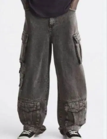 ZARA 유틸리티 카고 데님 44