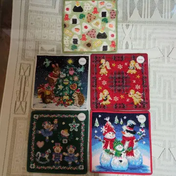 페이 타월 손수건 5장 세트