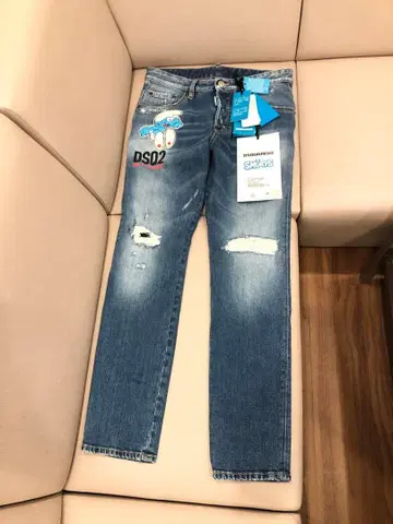 DSQUARED2 스모프 콜라보 데미지 진 미사용