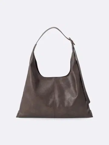 GU 롱 벨트 토트백 브라운