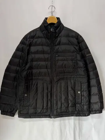 Golden Bear 골든베어 블랙 다운 자켓 안감 그린