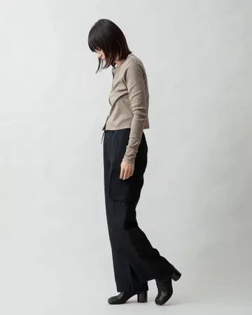 RAYON NYLON SILK SIDE SEAMLESS PANTS