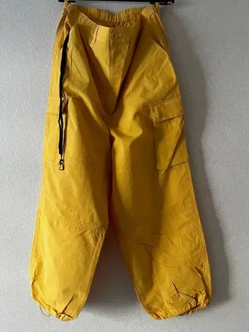 VISION STREET WEAR 옐로우 컬러 카고 팬츠