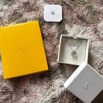 [ Swarovski ] 실버 목걸이