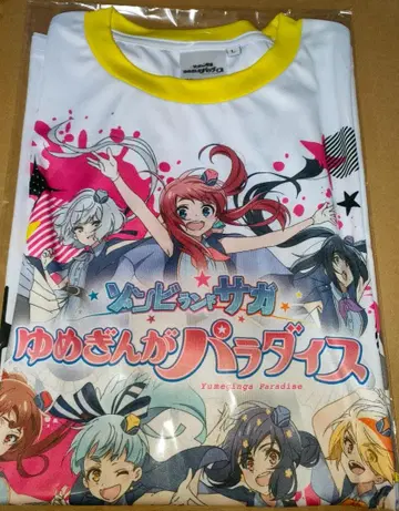 좀비 랜드 사가 유메긴가 파라다이스 풀 그래픽 티셔츠 L 사이즈