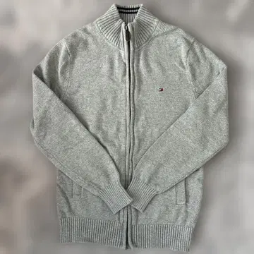 타미힐피거 그레이 가디건
