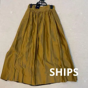 SHIPS 쉽스 스커트 카멜 36
